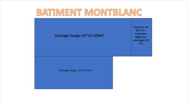 Murs commerciaux  à vendre 450 m² Montblanc