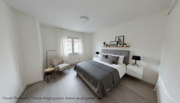 Appartement 4 pièces 70 m² Sur la commune de ECHIROLLES proche cours Jean Jaurès.