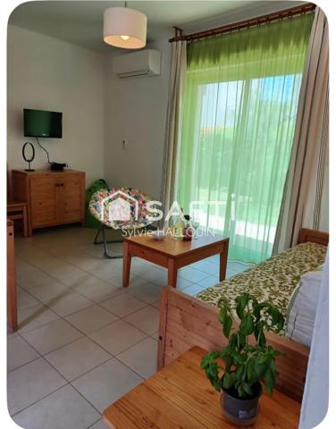 Appart T3 bord de mer 46m² terrasse jardin parking