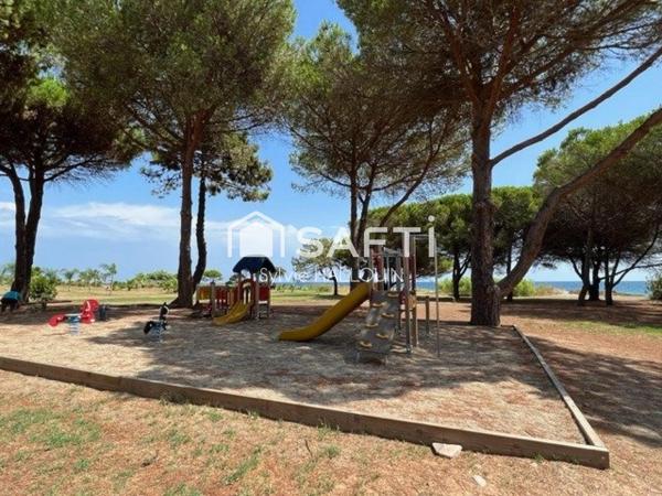 Appart T3 bord de mer 46m² terrasse jardin parking