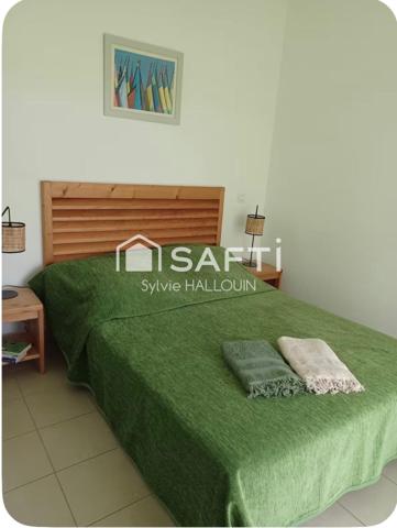 Appart T3 bord de mer 46m² terrasse jardin parking