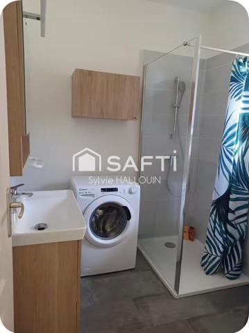 Appart T3 bord de mer 46m² terrasse jardin parking