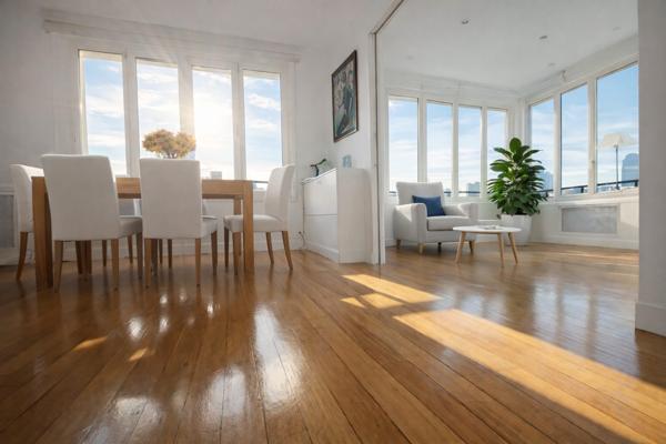 RARE – Neuilly-sur-Seine, élégant appartement de 70 m² baigné de lumière avec vue spectaculaire sur La Défense