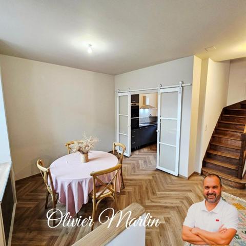 Maison de bourg entièrement rénovée – 109 m² - 3 chambres  avec jardin, terrasse et garage