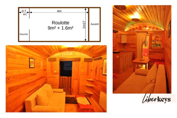 Maison 105m² + roulotte, garage | L'horme