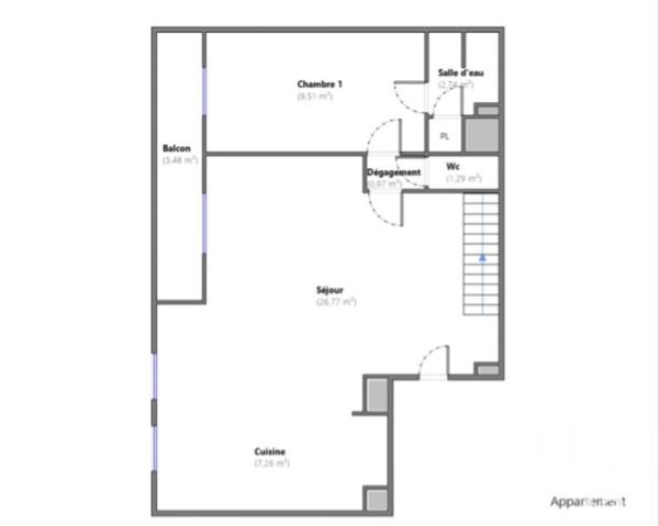 Appartement à vendre 5 pièces 92 m² Chessy