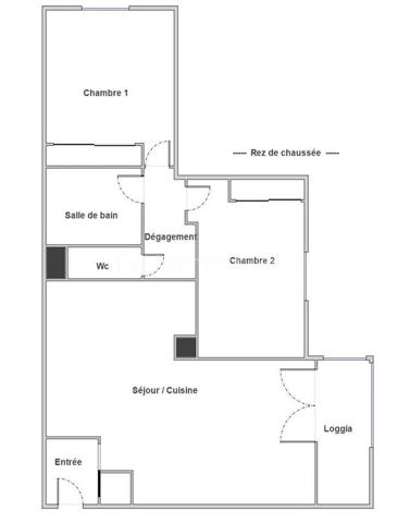 Appartement de 58,20 m²