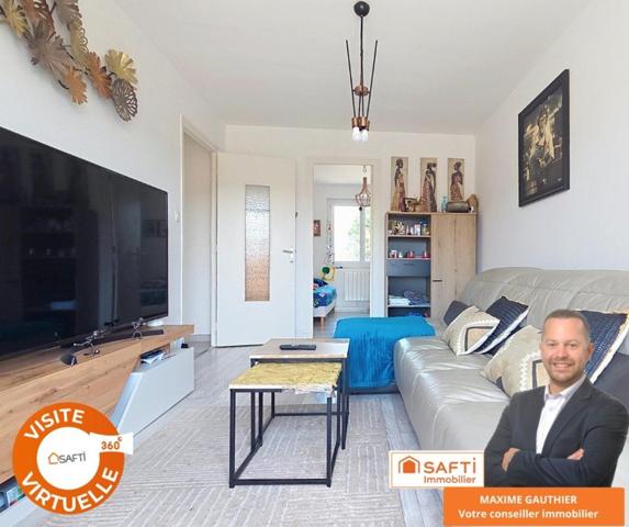 Appartement T3 de 49m² avec terrasse Centre ville