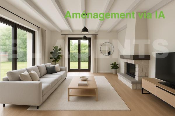 VILLA PLAIN-PIED 140 M² SUR SOUS SOL ET MAGNIFIQUE TERRAIN PISCINABLE