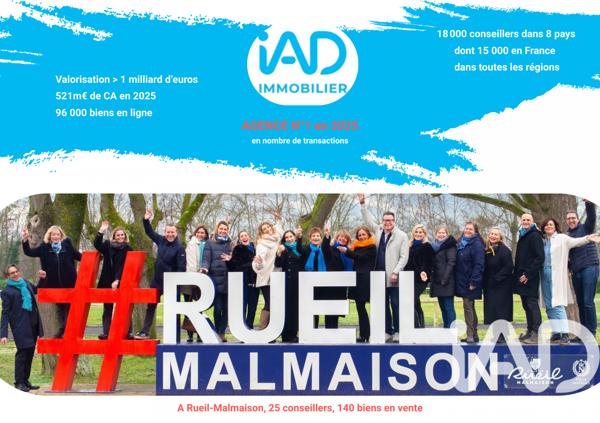 Appartement à vendre 2 pièces 47,23 m² Rueil-Malmaison