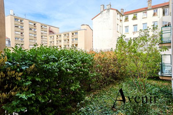 Lyon 6e Masséna T2 au calme sur jardin Garage possible Lyon