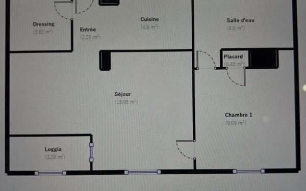 Appartement à vendre    2 pièces • 48,51 m2 Fréjus