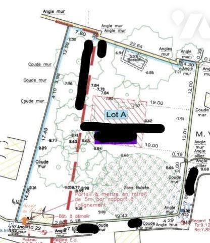 PONT SAINT MARTIN (CENTRE) TAB premier rideau 1724m²  en zones UB et NS