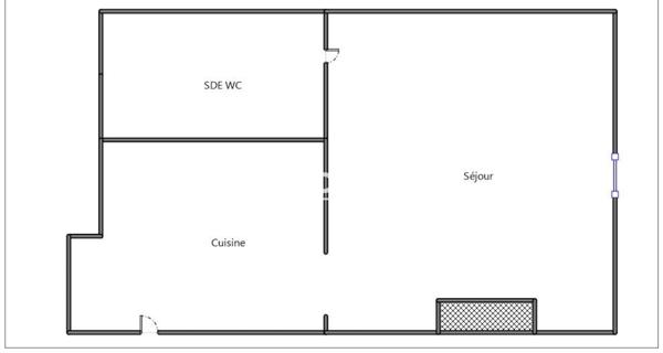 À vendre Studio 21.75 m² - Paris 75011