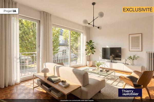 Appartement 3 pièces                                        - 44100 Nantes - Canclaux - Mellinet Réf : 127112
