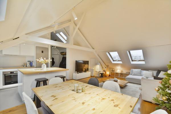 Appartement Dernier étage 4 pièces 3 chambres 