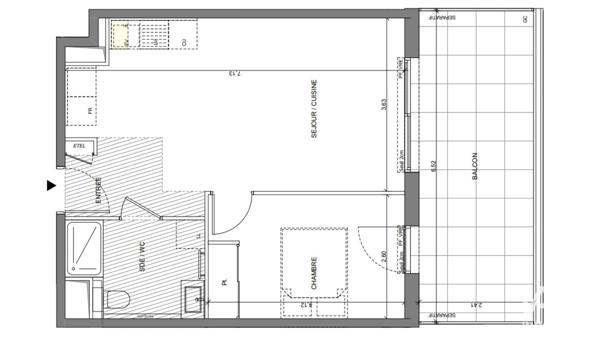Appartement à vendre 2 pièces 42 m² Saint-Laurent-du-Var