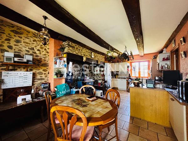 MAISON EN PIERRE A VENDRE LAGRAULIERE PLUS D'1 HECTARE DE TERRAIN