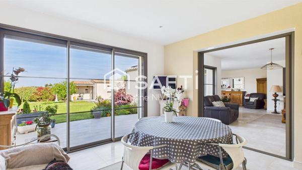 Maison contemporaine 162M2, 3 chambres, jardin, garage 29M2