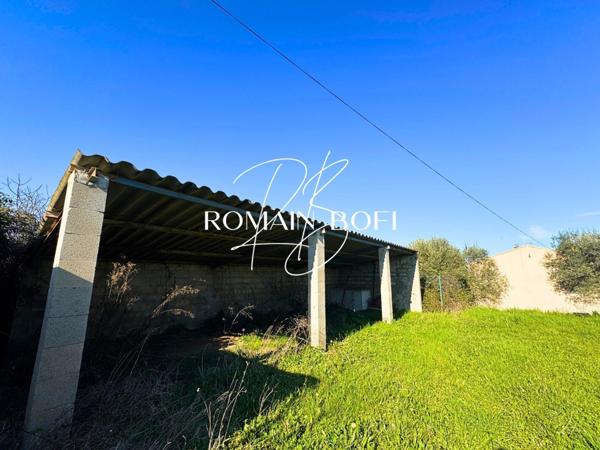 Local ouvert 60m2 sur 300m2 de terrain