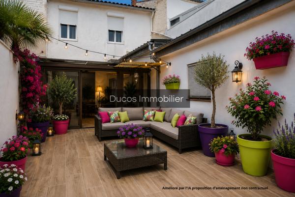 Maison de ville avec un extérieur