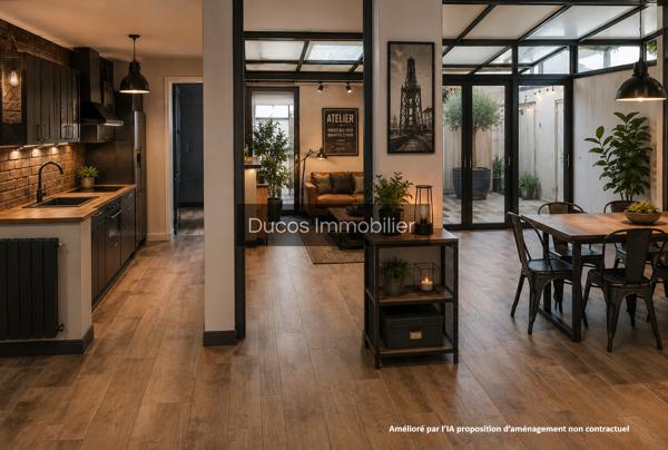 Maison de ville avec un extérieur