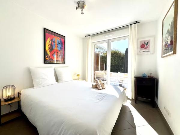 Appartement 2 pièces meublé à louer en rez-de-jardin à Antibes - Rabiac Estagnol