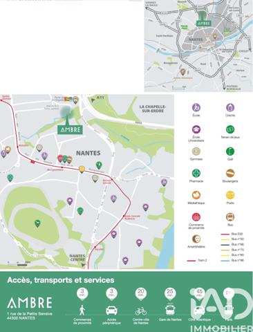 Appartement à vendre 4 pièces 91 m² Nantes