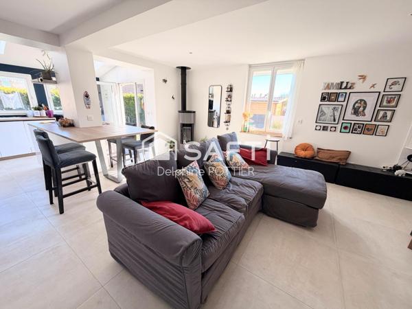 maison, 4 chambres, terrain clos