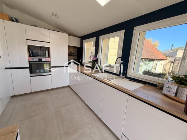 maison, 4 chambres, terrain clos