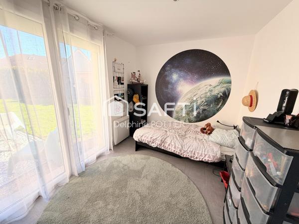 maison, 4 chambres, terrain clos