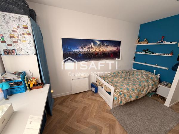 maison, 4 chambres, terrain clos