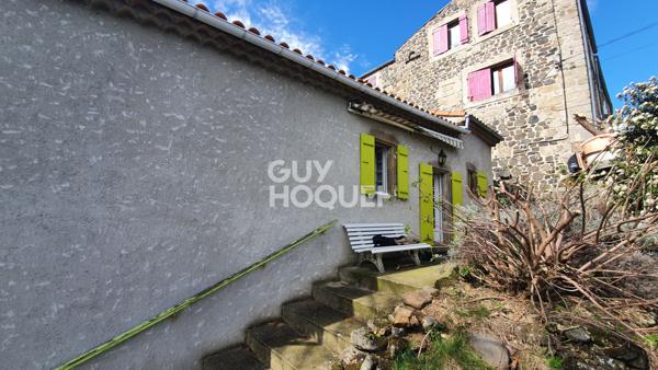 Maison et terrain constructible avec splendide vue à Pranles (proche Privas)