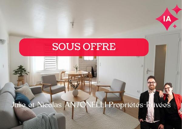 Appartement 57.34m²  2 chambres + GARAGE POSSIBLE EN SUPPLÉMENT