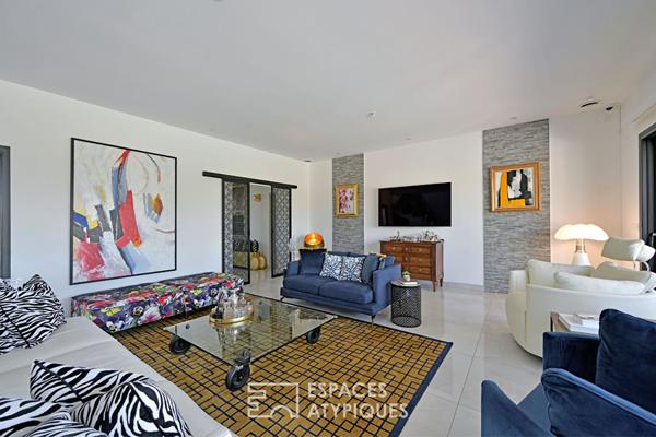 L’Horizon Suspendu – villa lumière, design et vue nature