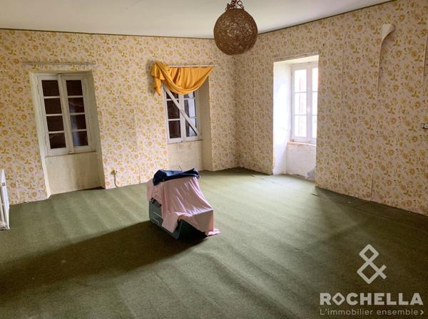 Maison ancienne en meollons 145m2 avec jardin, Aigrefeuille d'Aunis centre.