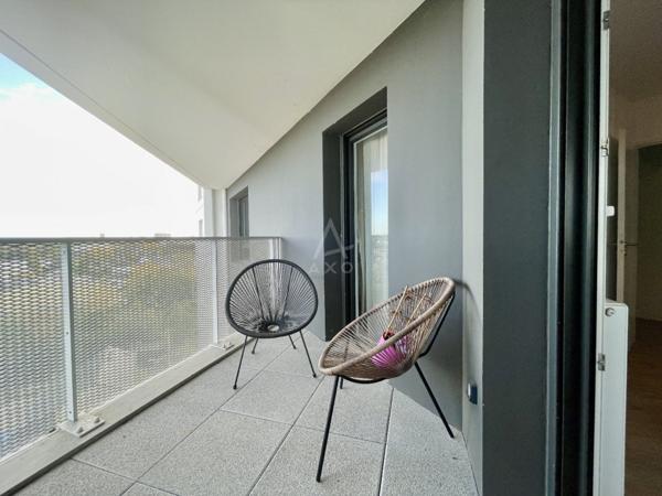 A vendre -appartement T4 surface de 97,33 m2 avec 3 chambres et 2 balcons, immeuble récent, situé à Rennes et proche St Grégoire