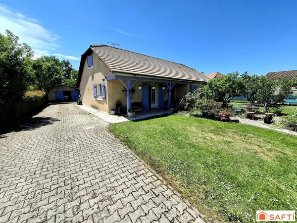 Maison 6 pièces 107m2, 3 chambres, garage et parc paysager