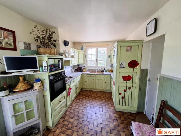 Maison 6 pièces 107m2, 3 chambres, garage et parc paysager