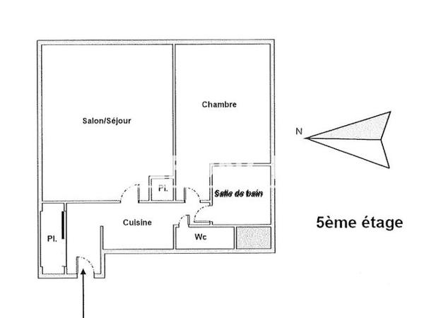 Location Appartement 2 pièces 28.75 m² - 22 RUE DE LA FRATERNELLE Lyon 69009