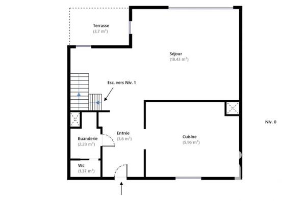 Appartement à vendre 3 pièces 63 m² Villejuif