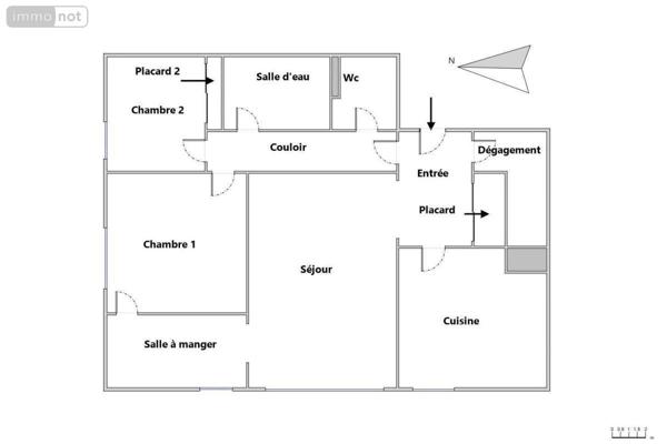 Appartement à vendre à Rouen en Seine-Maritime (76000), ref : 76007-738