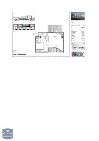 Appartement à louer 3 pièces 72.41m²