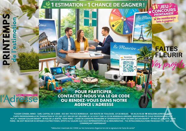 Appartement T4 ? 3 chambres ? Villenave d'Ornon / limite Talence