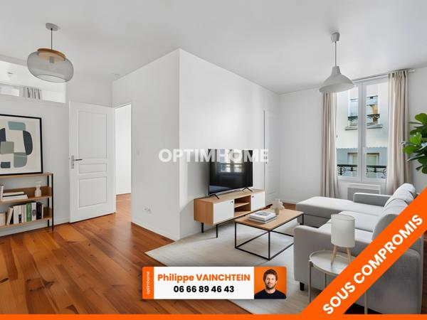 Appartement à vendre 2 pièces SAINT OUEN SUR SEINE (93)