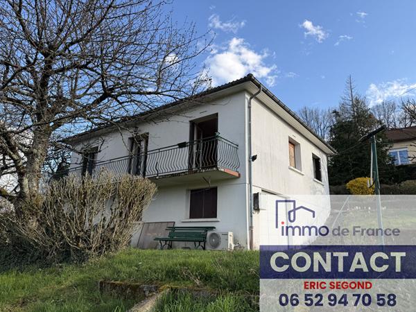 Decazeville Maison T4 avec sous-sol ,véranda et jardin-EXCLUSIVITE-