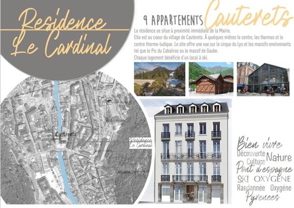 Appartement F3 à vendre  3 pièces - 70,81 m2 CAUTERETS - 65