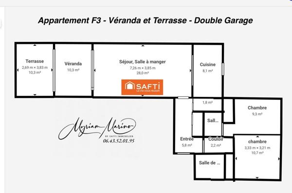 SAINT-AYGULF – RÉSIDENCE LE GRAND PARC – 3 PIÈCES D’EXCEPTION EN REZ-DE-JARDIN + GARAGE 40 M²