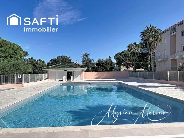 SAINT-AYGULF – RÉSIDENCE LE GRAND PARC – 3 PIÈCES D’EXCEPTION EN REZ-DE-JARDIN + GARAGE 40 M²
