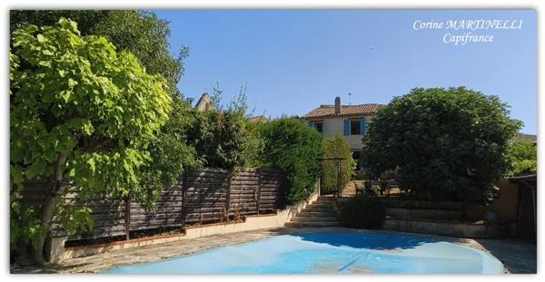 Maison de village avec jardin, piscine et garage — Cœur du Gers